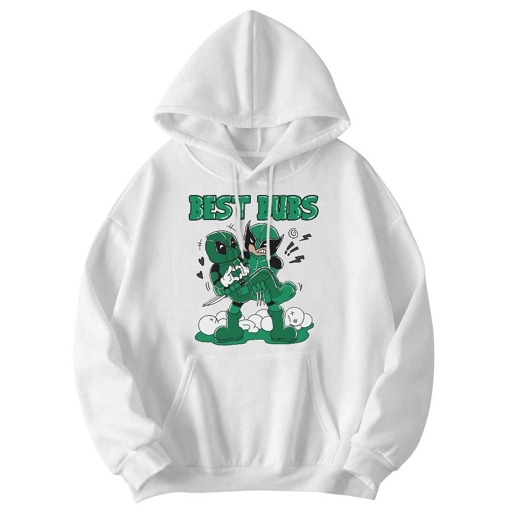 Sweatshirt To Match Mid Lucky Green 1s - Bubs Cartoon Graphic