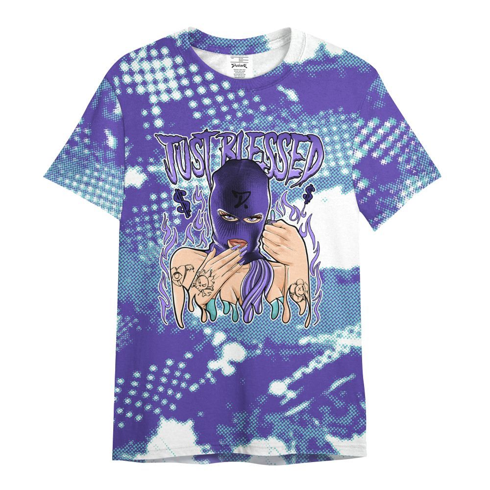 Shirt To Match Low Hornets 1s - Blessed!! Smoke Dot All Over Print