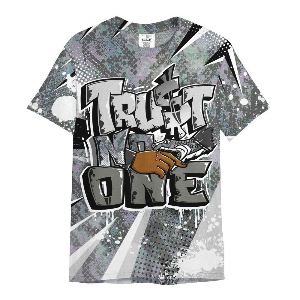 Shirt To Match Low CNY Year Of The Snake 11s - Poly Trust No One Dripping All Over Print