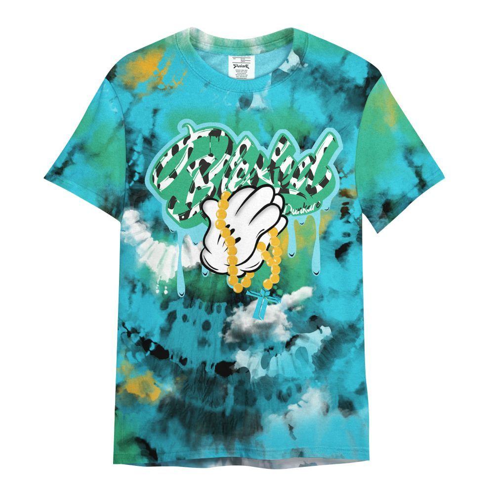 Shirt To Match Dunk Chunky Dunky - God Blessed Tie Dye All Over Print