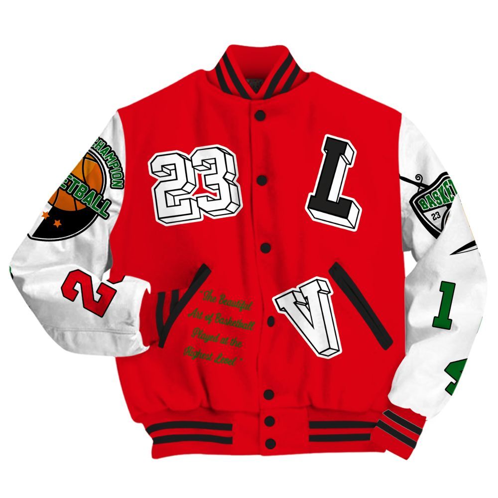 Varsity Jacket To Match Chicago 13s - The GOAT Got Em All Over Print