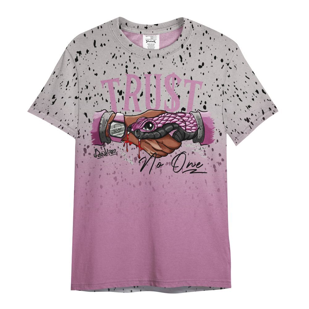 Shirt To Match Neutral Grey Black White Orchid 4s - Snake Trust No One Drip All Over Print