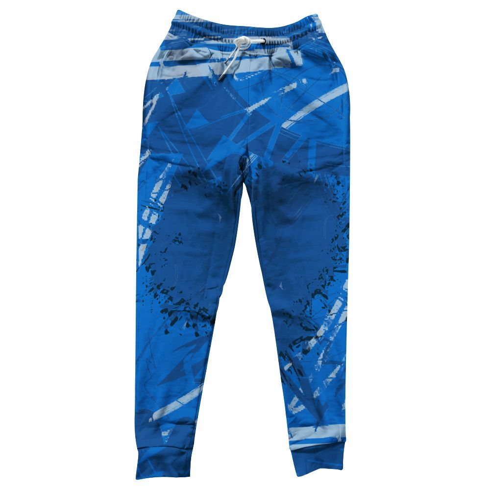 Sweatpant To Match Blueberry 12s - Nonobjective All Over Print