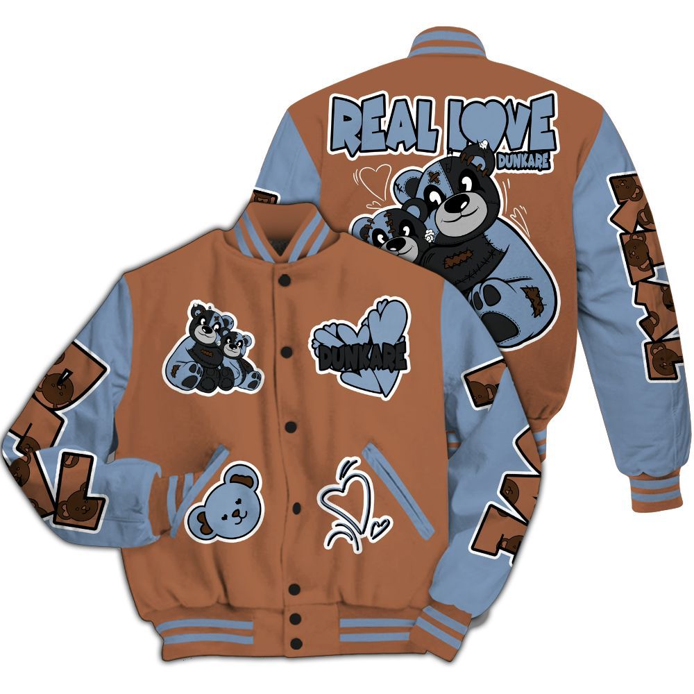 Varsity Jacket To Match Air Foamposite Metallic Copper - Sincere Fondness Bear All Over Print