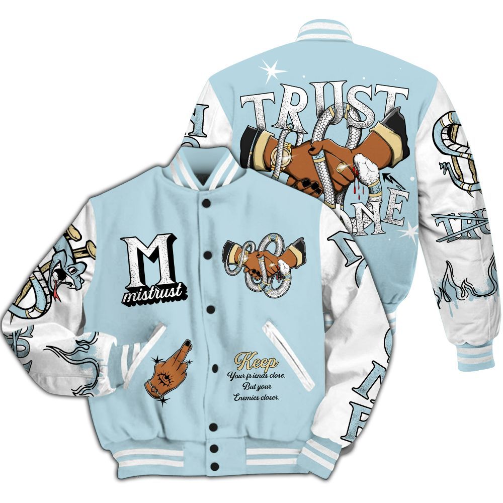 Varsity Jacket To Match Low Year Of The Snake 11s - Trust No One Snake-Bite Street Style All Over Print