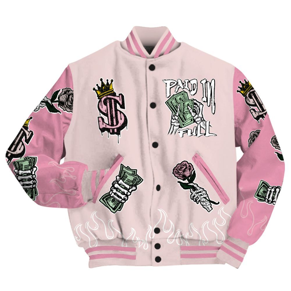 Varsity Jacket To Match Dunk Low KD 17 Aunt Pearl - Fire Everybody Paid In All Over Print