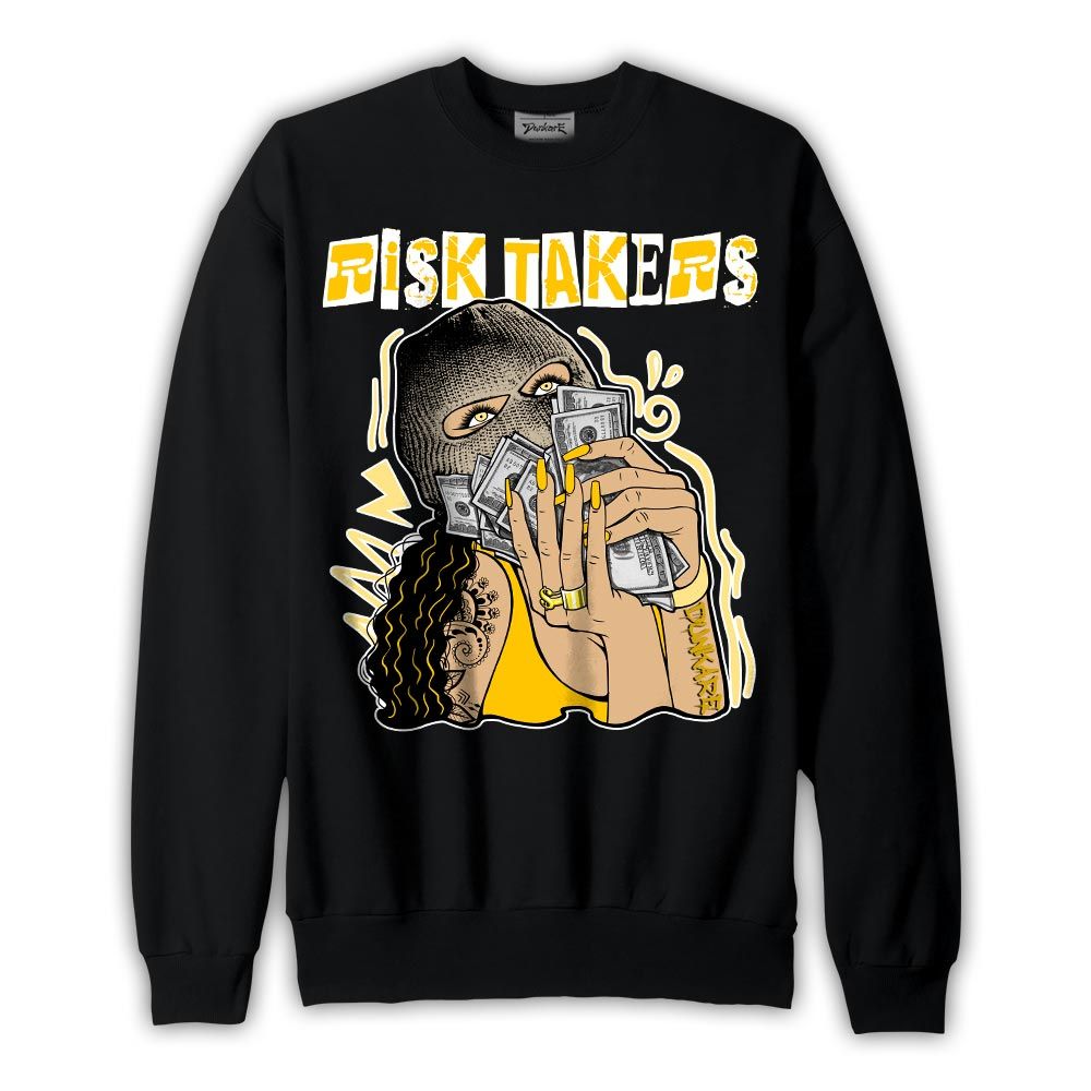 Sweatshirt To match Vivid Sulfur 4s Sweatshirt - Risk Takers Unique Graphic
