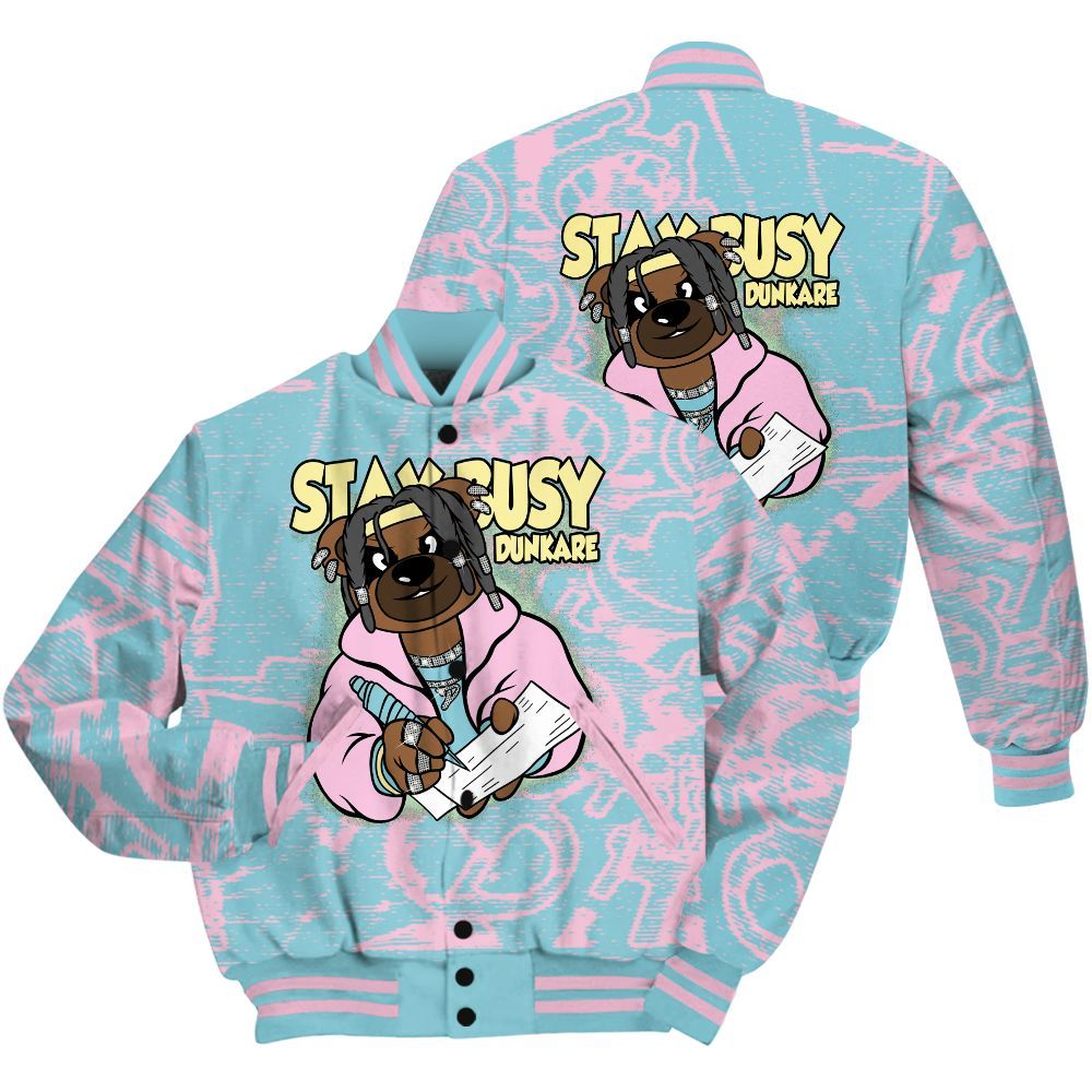 Varsity Jacket To Match SB Dunk Low Visty Shirt - Maintain Activity Bear Avant-Garde All Over Print