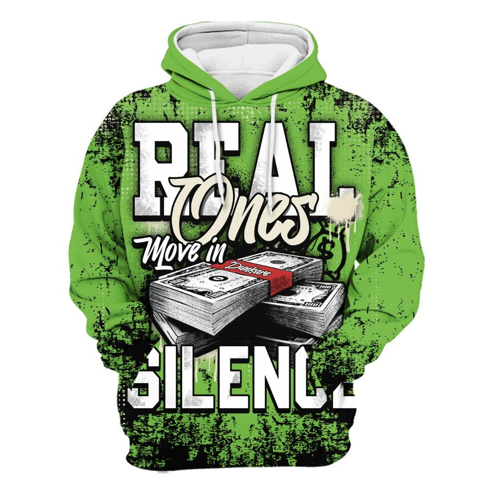 Hoodie To Match Air Max Waffle SP Action Green - Move In Silence Money Street Retro All Over Print
