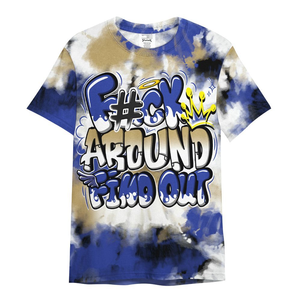 Shirt To Match Air 180 Concord - Tie Dye FK Around Find Out All Over Print