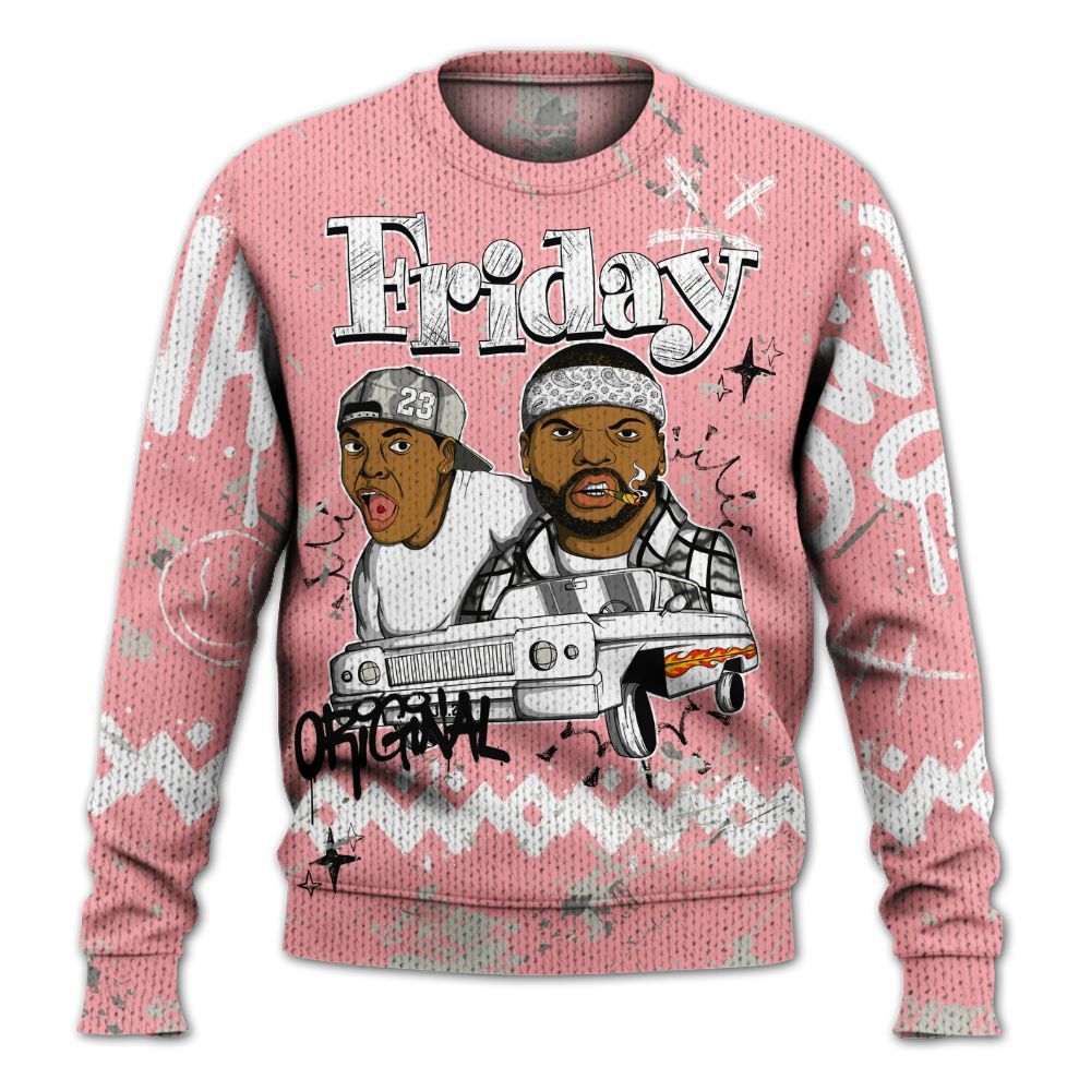 Knitted Sweater To Match Retro Wings 3s - Friday Sneaker Crayon