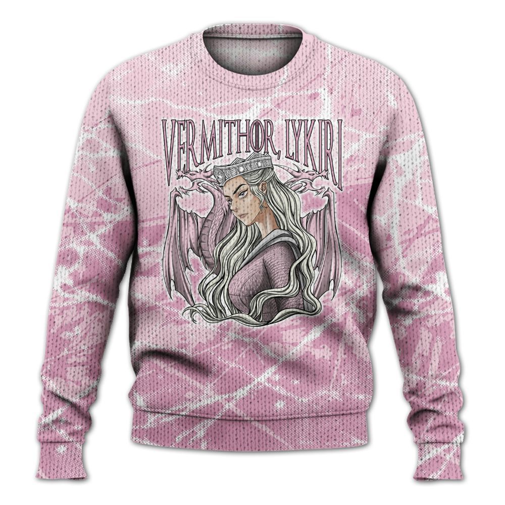 Knitted Sweater To Match Orchid 4s - Dragon's Mom! Profound