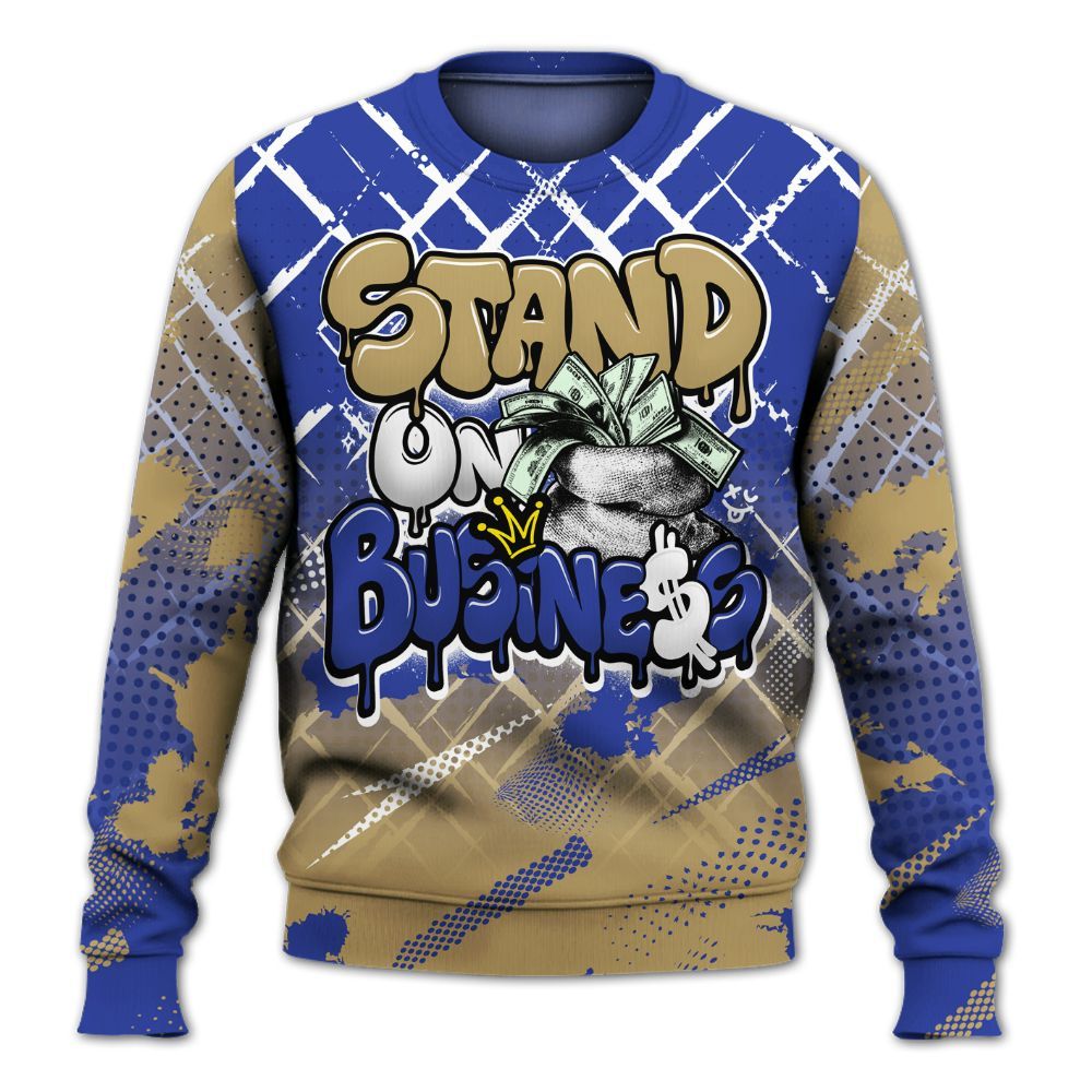 Sweatshirt To Match Air 180 Concord - Halftone Stand Business Dripping All Over Print