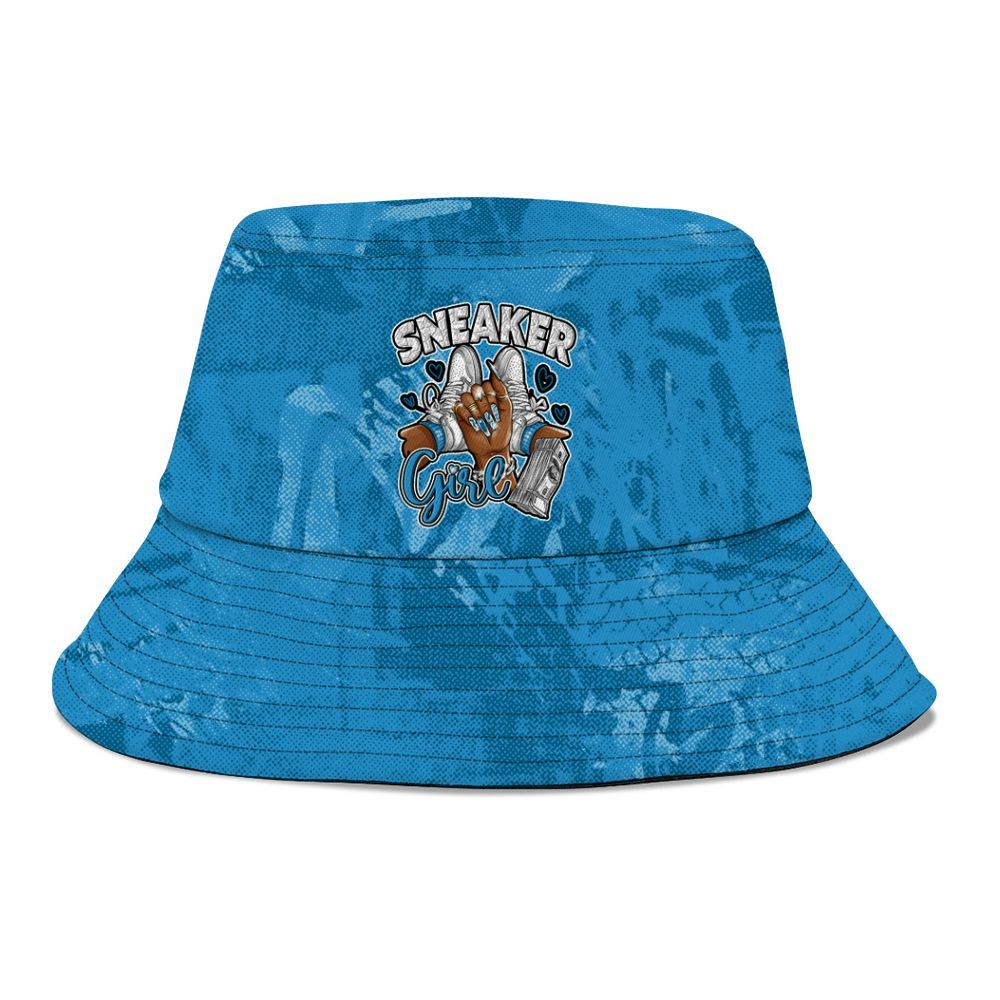 Bucket Hat To Match Powder Blue 9s - Sneakerz Girlz Heart Grunge Graphic