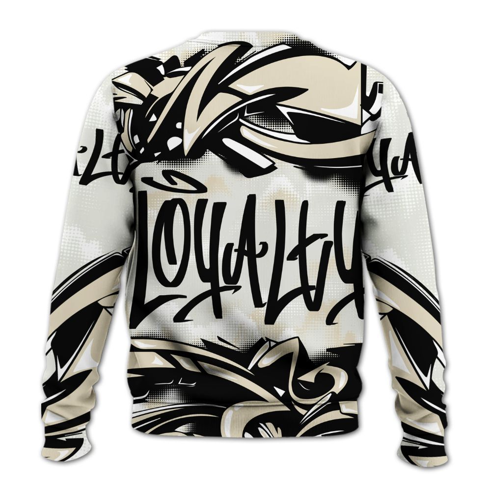 Sweatshirt To Match Grand Finale 11s Shirt, Loyalty Out Value Graffiti All Over Print