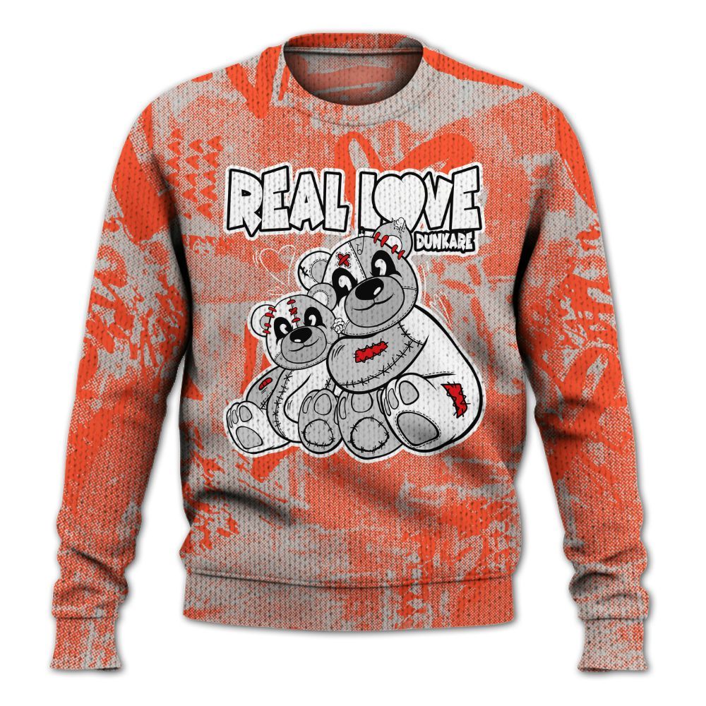 Knitted Sweater To Match Air Max 1 86 Cosmic Clay - Sincere Fondness Bear