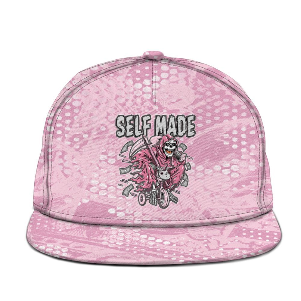 Snapback To Match Orchid 4s - Self Make Skeleton Banknotes Art Graphic