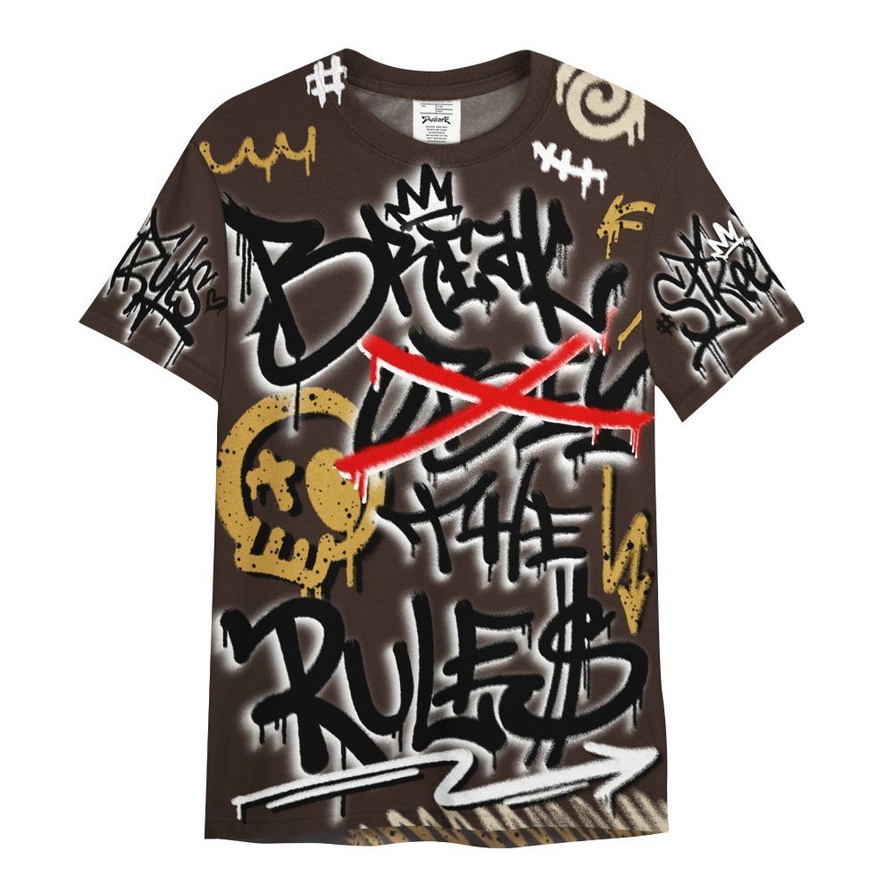 Shirt To Match 2025 Retro Earth 5s - Break Rules Streetwear All Over Print