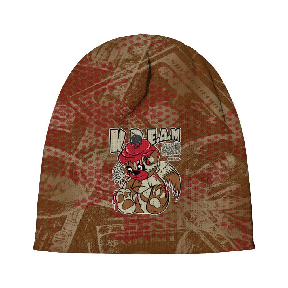 Beanie Hat To Match Archaeo Brown 5s - Loot Bear Graphic