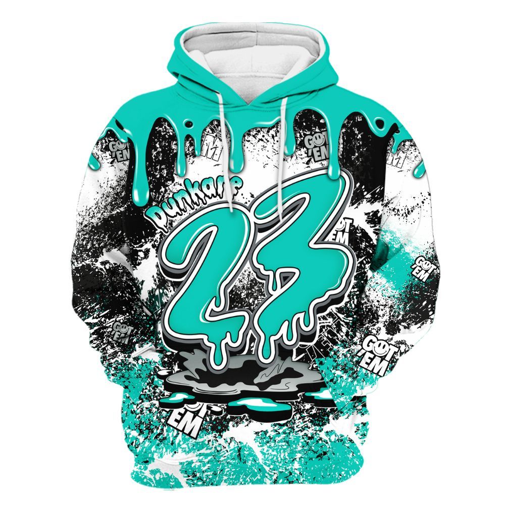 Hoodie To Match Air Max 95 Dark Tiffany - Dripping 23 Drip All Over Print