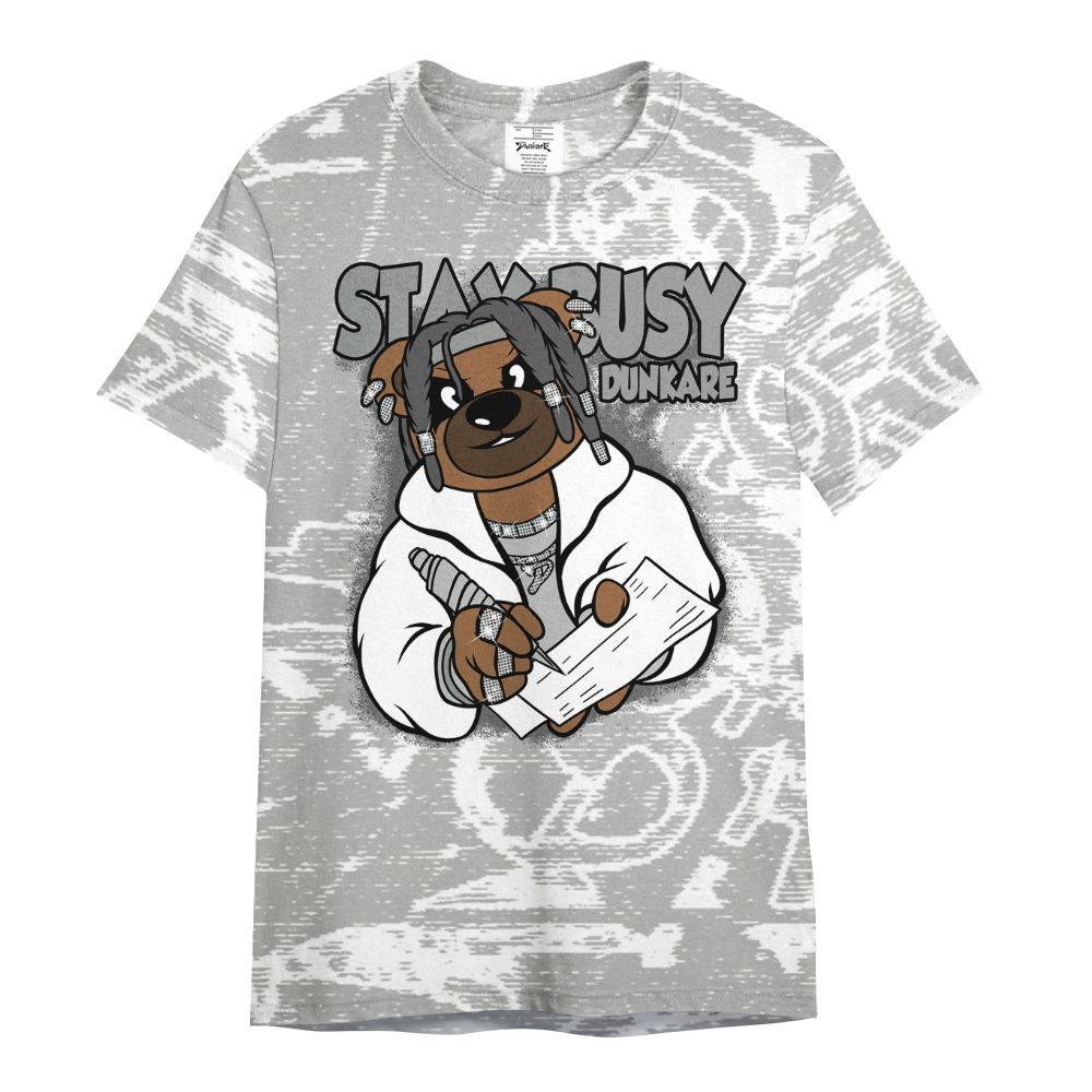 Shirt To Match Paris Cement Grey 4s - Maintain Activity Bear Avant-Garde All Over Print