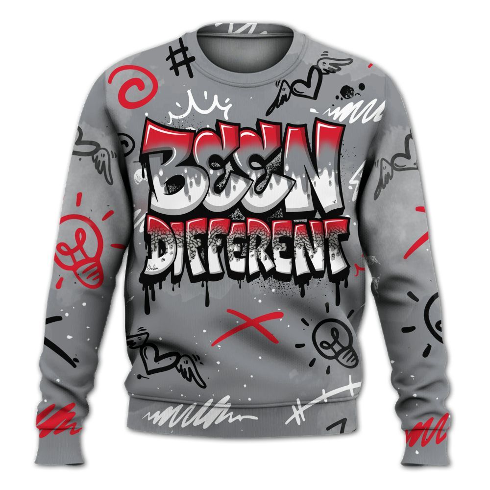 Sweatshirt To Match Black Cement 3s - Drip Been Di2ferent All Over Print