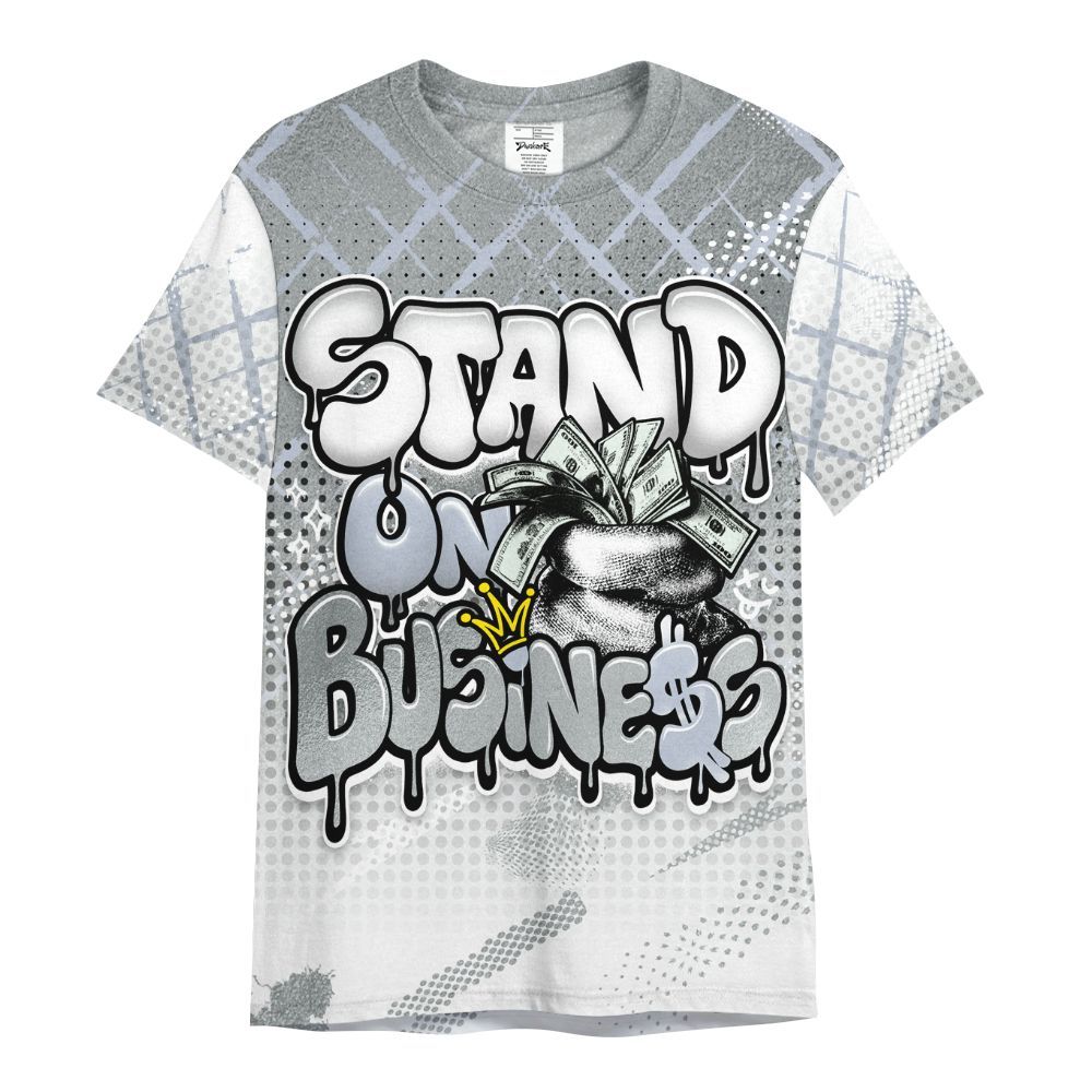 Shirt To Match White Metallic 2026 5s - Halftone Stand Business Dripping All Over Print