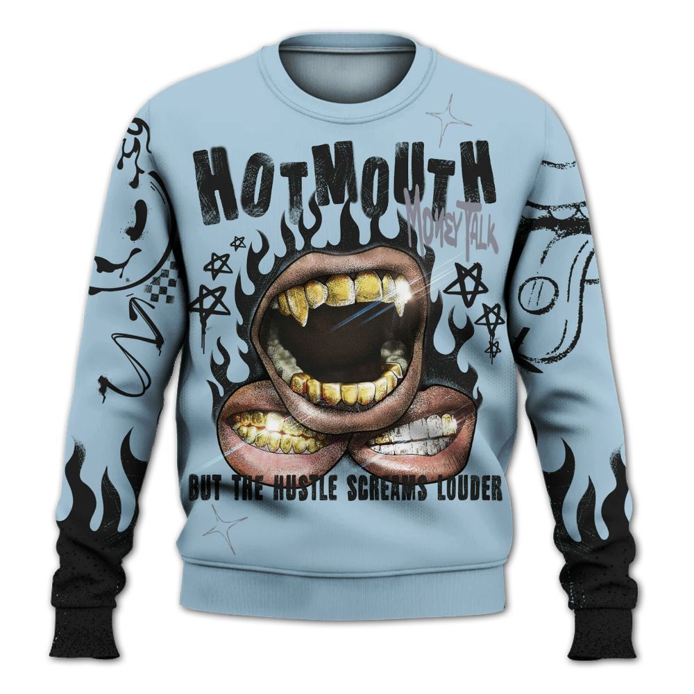 Sweatshirt To Match Chambray 7s - Mouth Burning Street Style All Over Print