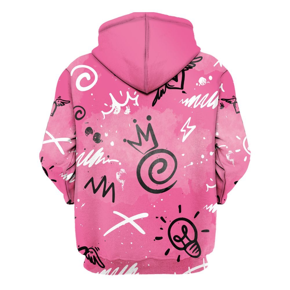 Hoodie To Match Air Max SNDR Hyper Pink - Drip Been Di2ferent All Over Print