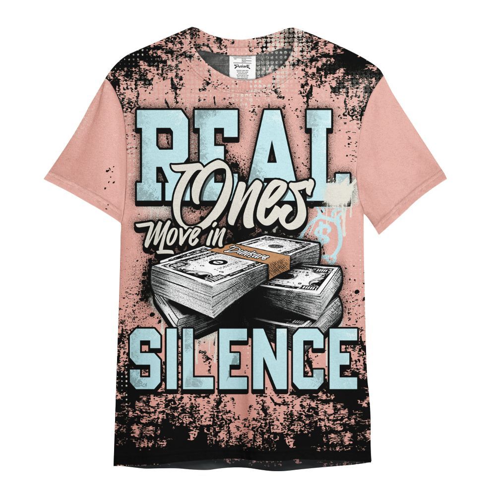 Shirt To Match Dunk Low Glacier Arctic - Move In Silence Money Street Retro All Over Print