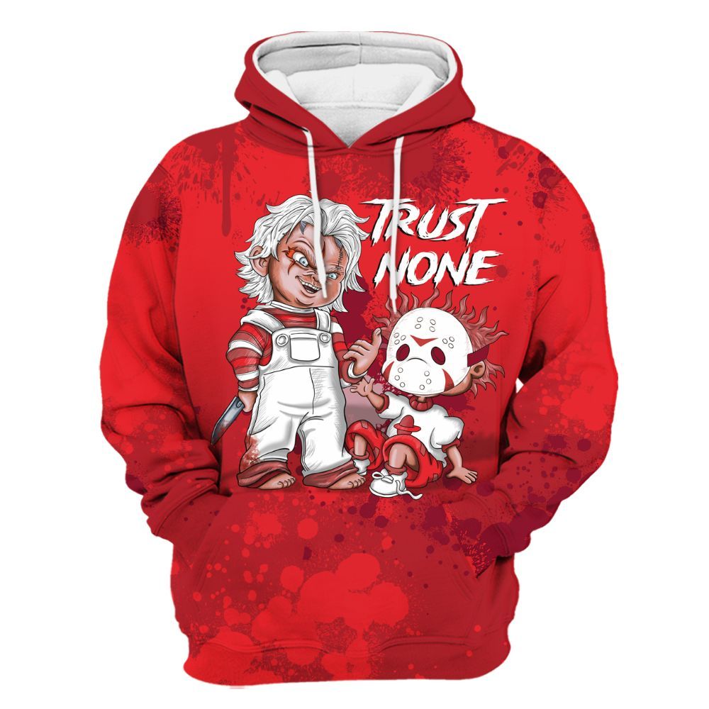 Hoodie To Match Air DT Max 96 Love Letter - Trust No One Scary All Over Print