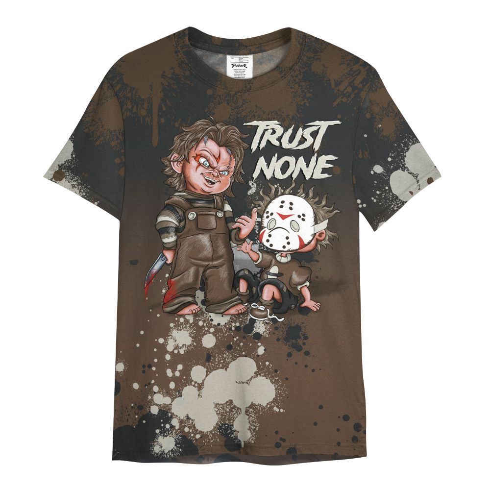 Shirt To Match Palomino 1s - Trust No One Scary All Over Print