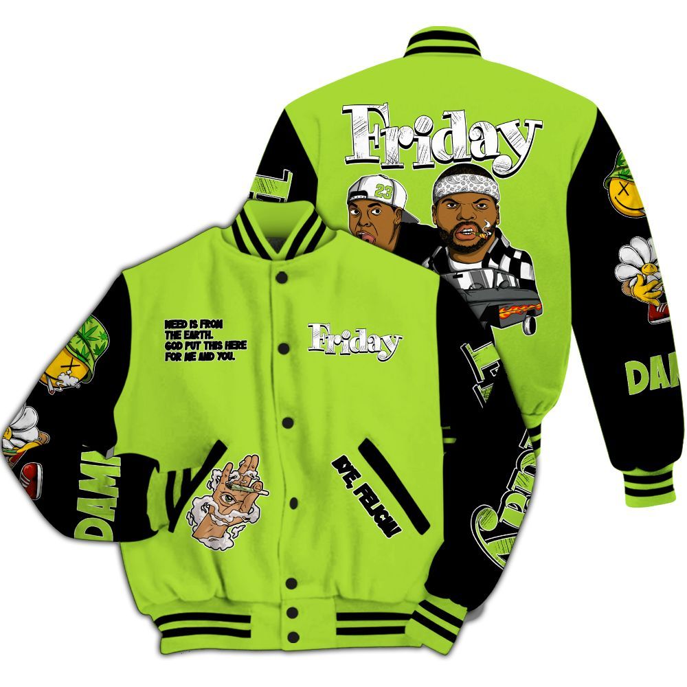 Varsity Jacket To Match Air Max 95 Neon - Friday Sneaker Stress Style All Over Print
