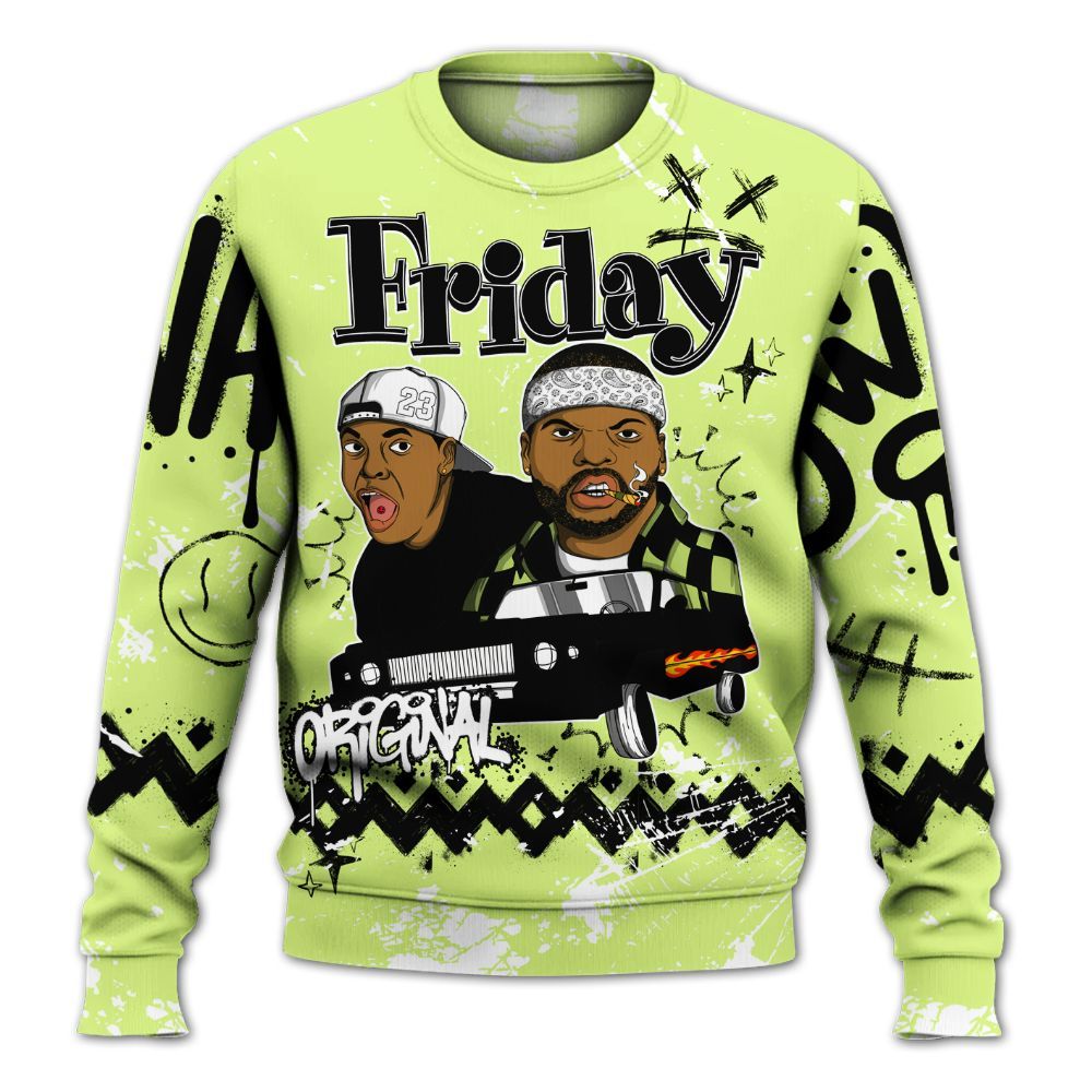 Sweatshirt To Match Air Max SNDR Volt - Friday Sneaker Crayon All Over Print