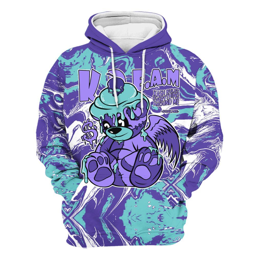 Hoodie To Match Low Hornets 1s - Loot Bear Liquid All Over Print