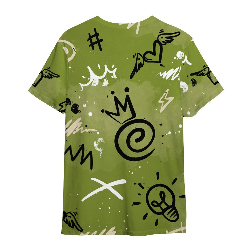 Shirt To Match SB Dunk Low Asparagus - Drip Been Di2ferent All Over Print