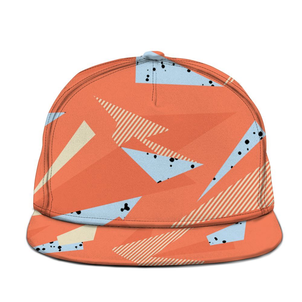 Snapback To Match DJ Khaled Crimson Bliss 5s - Geometric Abstract Graphic