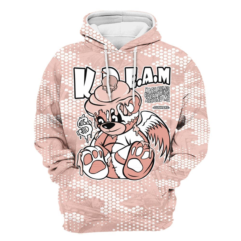 Hoodie To Match Low Legend Pink 11s - Loot Bear All Over Print