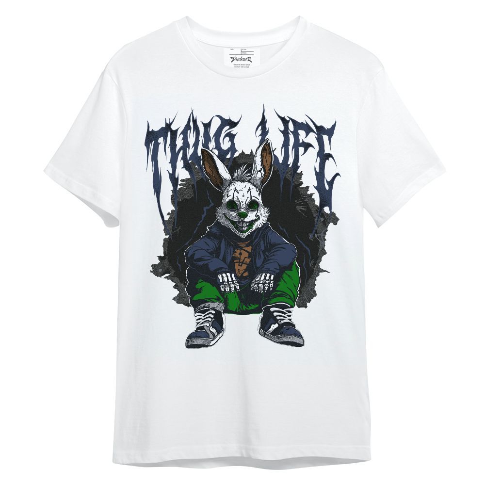 Shirt To Match Midnight Navy 13s - Thug Life Bunny Unisex Shirt