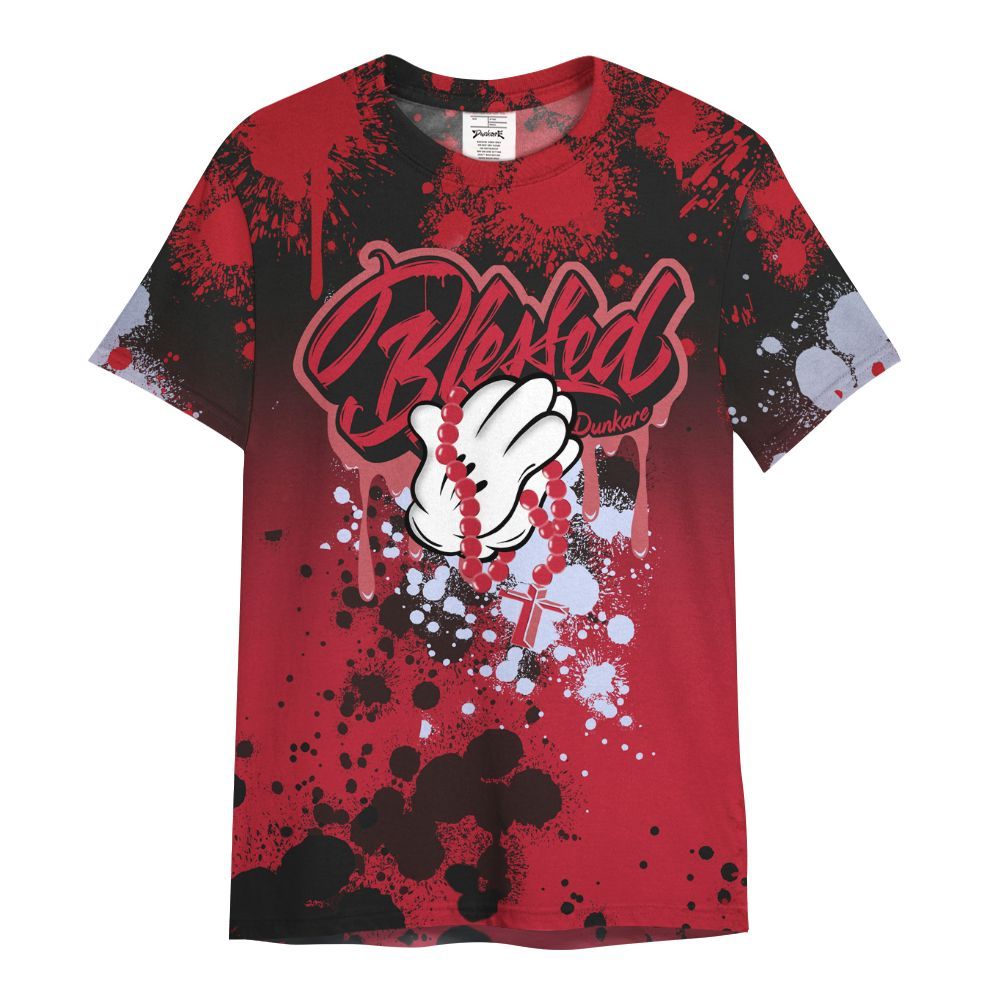 Shirt To Match Toro Bravo 6s - God Blessed Ink Drip All Over Print