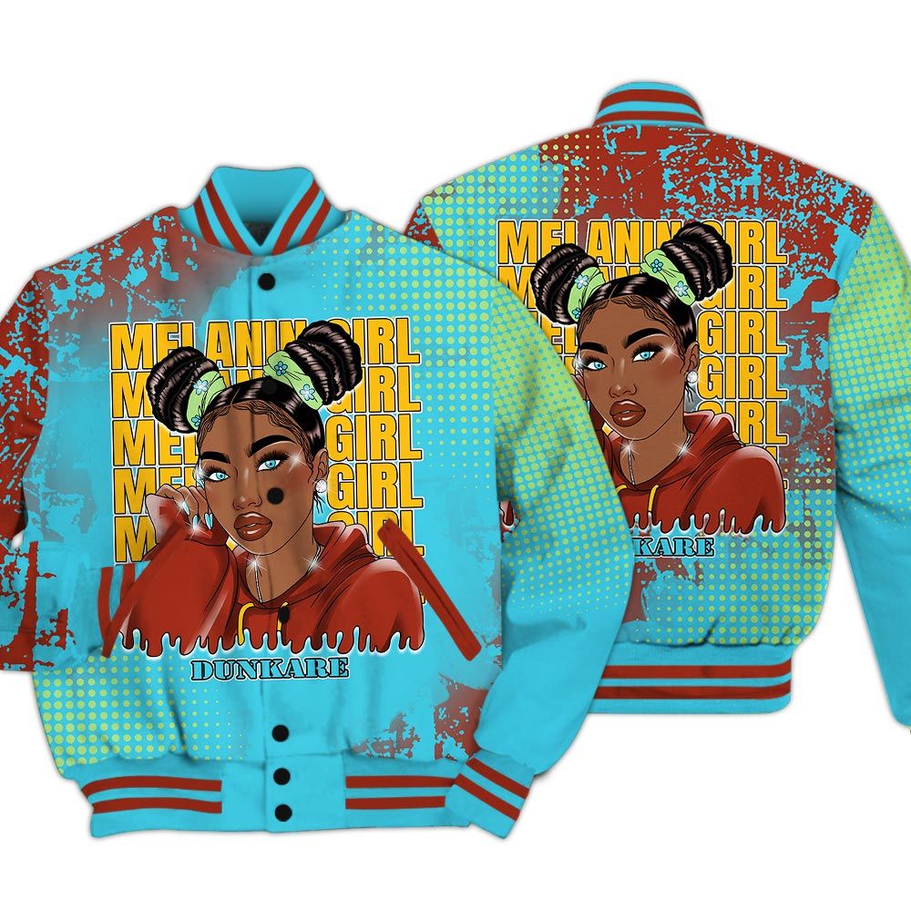 Varsity Jacket To Match SB Dunk Di'Orr Greenwood - Melaninn Unique Glitch Dot Varsity Jacket Unisex