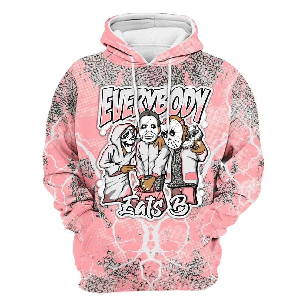 Hoodie To Match Retro Wings 3s - Everybody Eatin B Graphic Halloween All Over Print