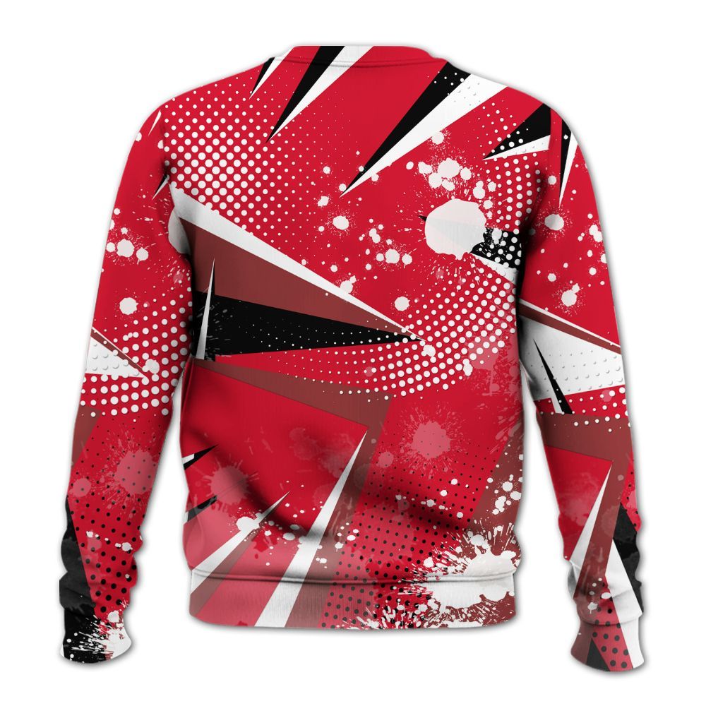 Sweatshirt To Match Air Max Sunder Gore Tex Fire Red - Poly Trust No One Dripping All Over Print