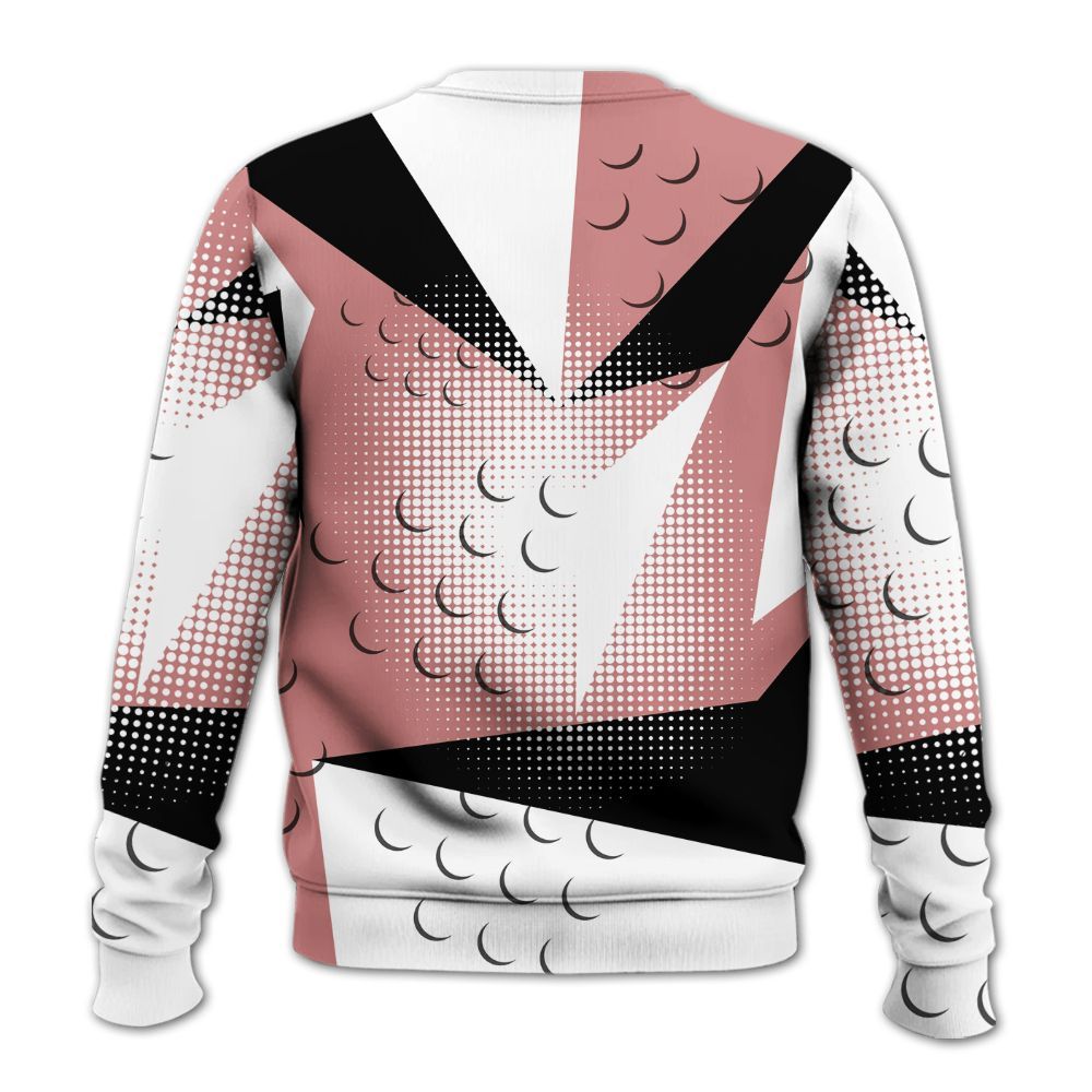 Sweatshirt To Match Low OG Rust Pink 1s - Poly Custom Name Number 23 5s All Over Print