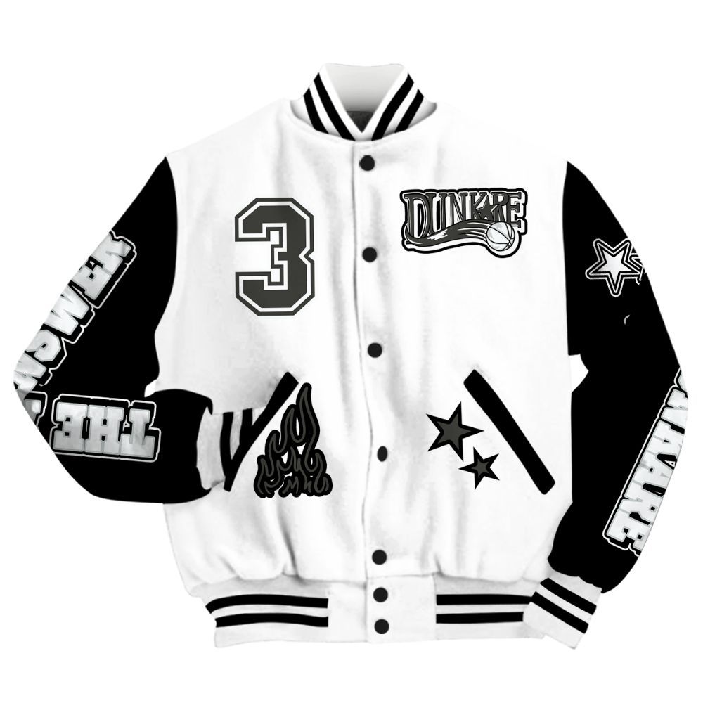 Varsity Jacket To Match Kobe 9 Elite Protro Halo - Allen Answer Skeleton All Over Print