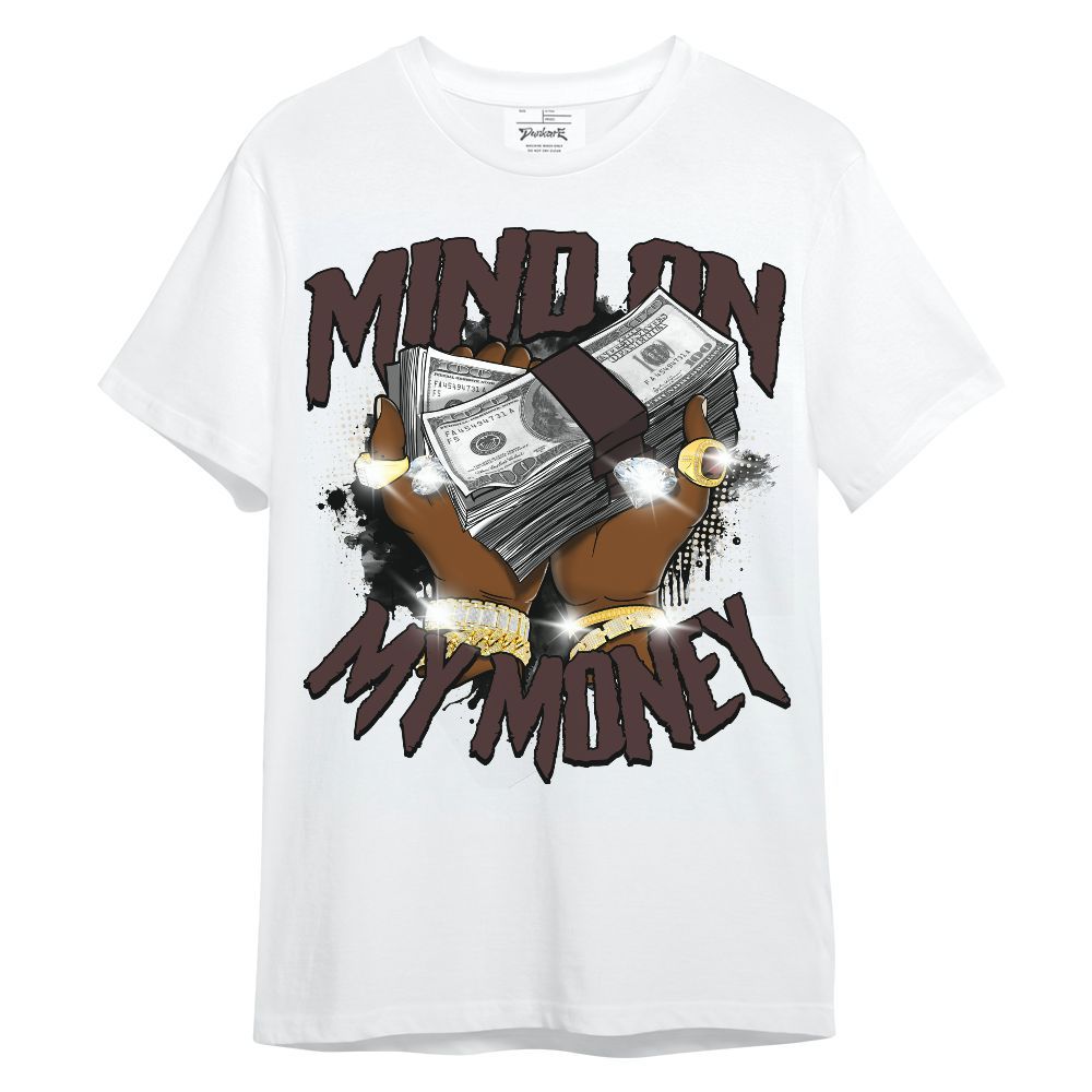 Shirt To Match Burgundy Crush 3s - Mind On My Money Graphic Unisex Shirt