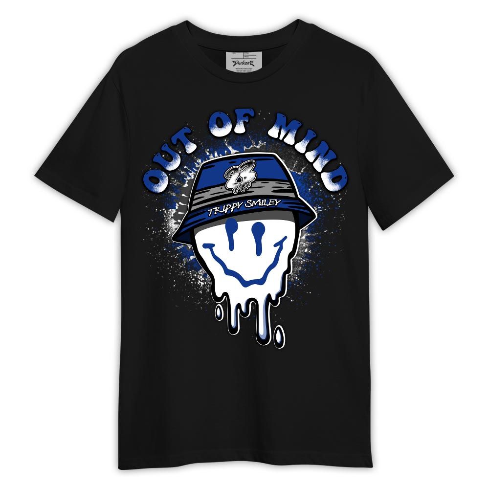 Shirt To Match Air Foamposite One Royal - Trippy Smiley Shirt Outfit