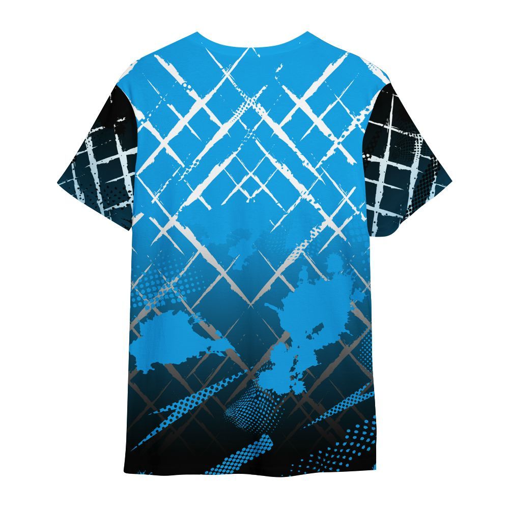 Shirt To Match Black University Blue 2022 13s - Halftone Stand Business Dripping All Over Print