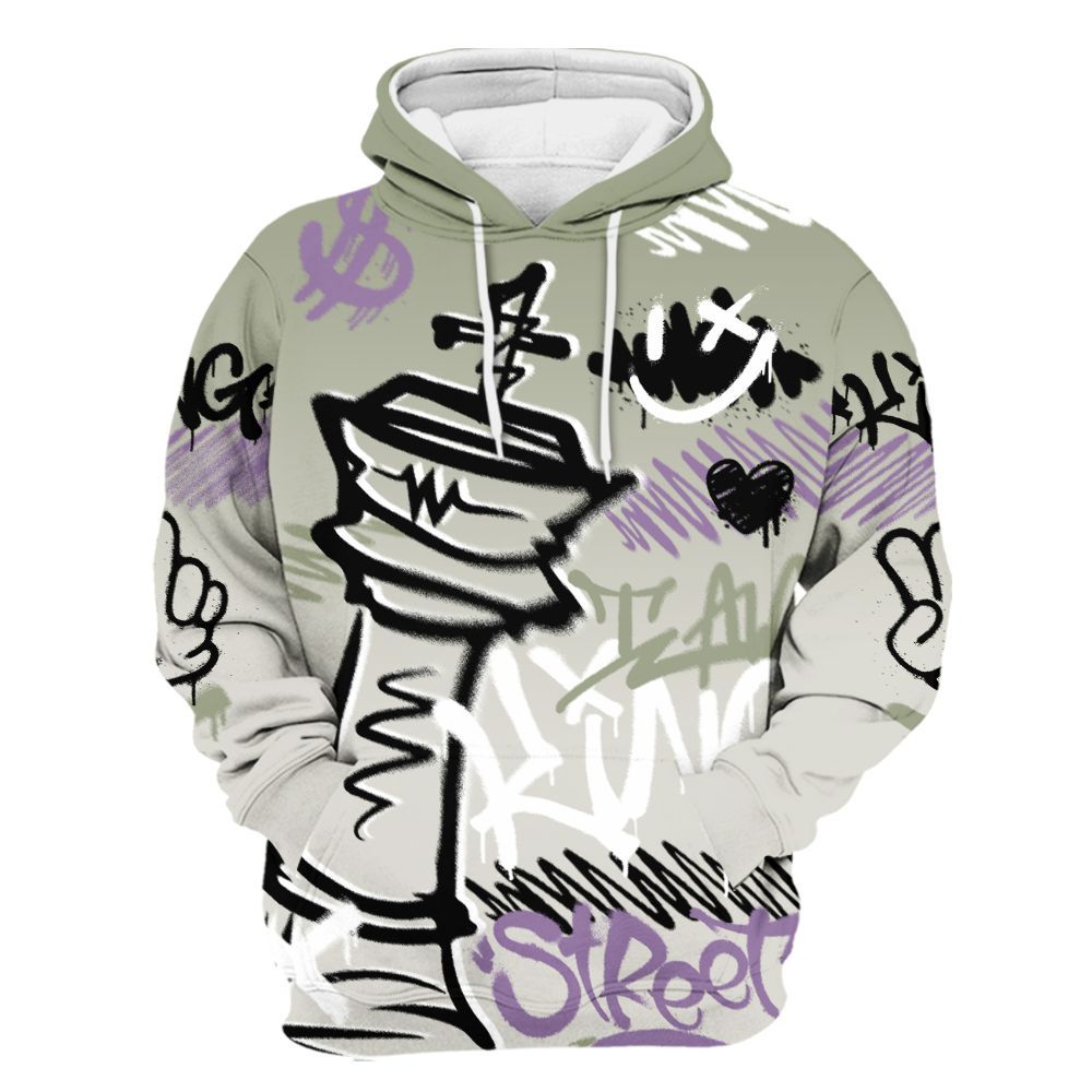 Hoodie To Match Dunk Low Floral Swoosh 2025 - Street King Chess Streetwear All Over Print
