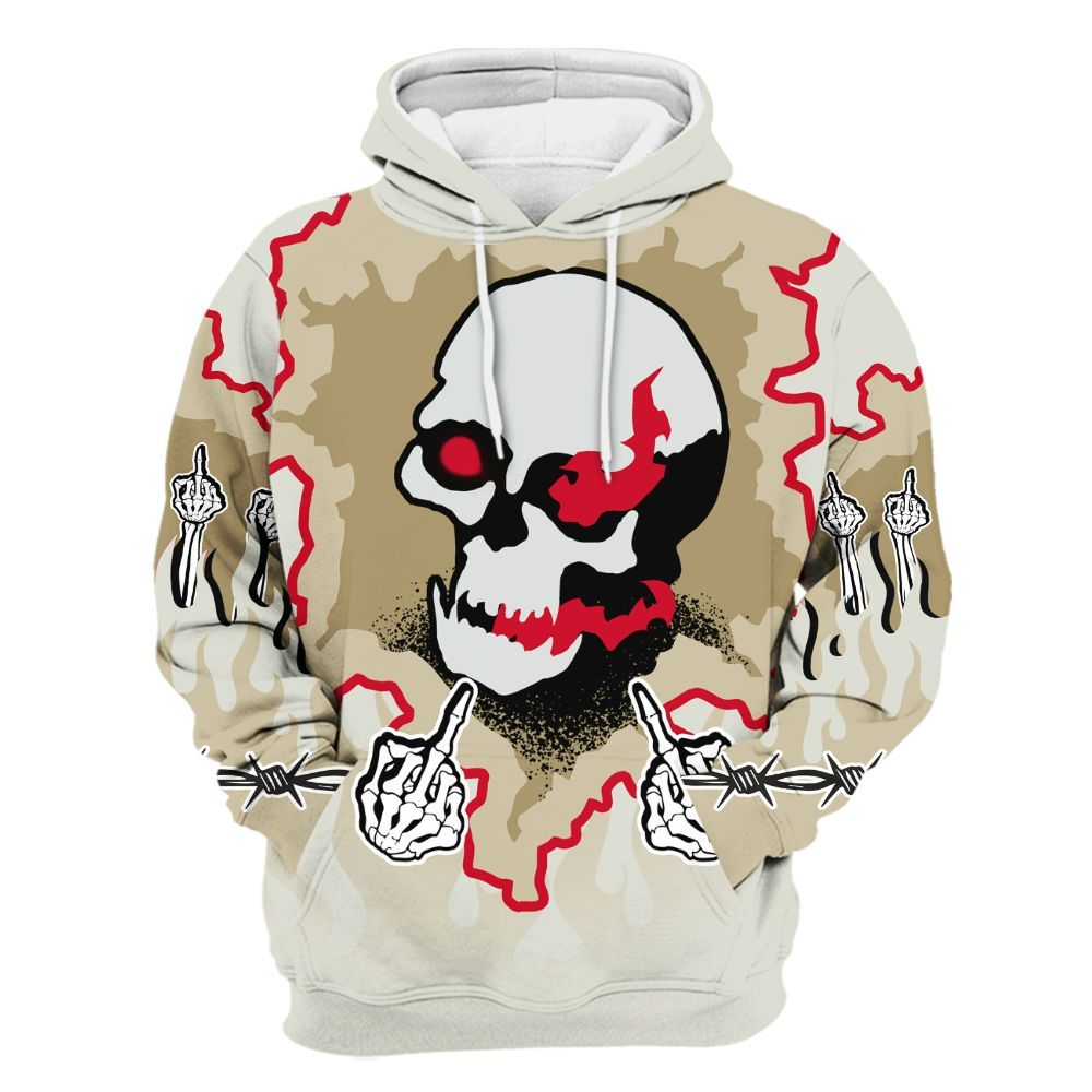 Hoodie To Match El Grito 5s - F Around Find Out Graphic Trapped All Over Print